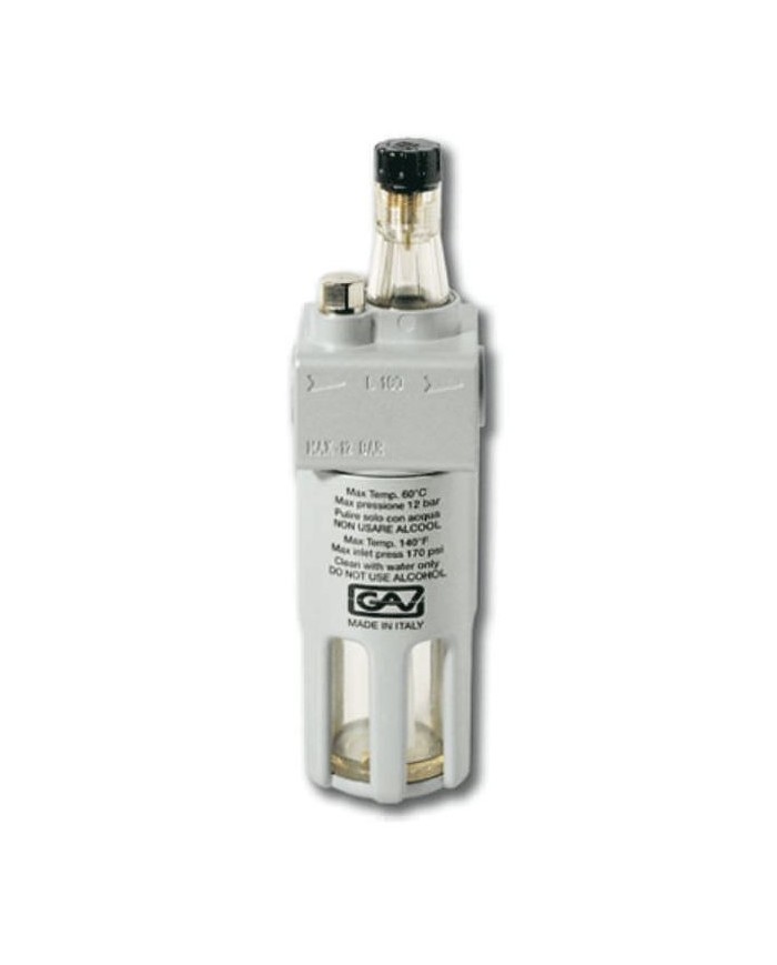 LUBRIFICATORE A NEBBIA D'OLIO CON TAZZA DI PROTEZIONE MICRO 1/4"