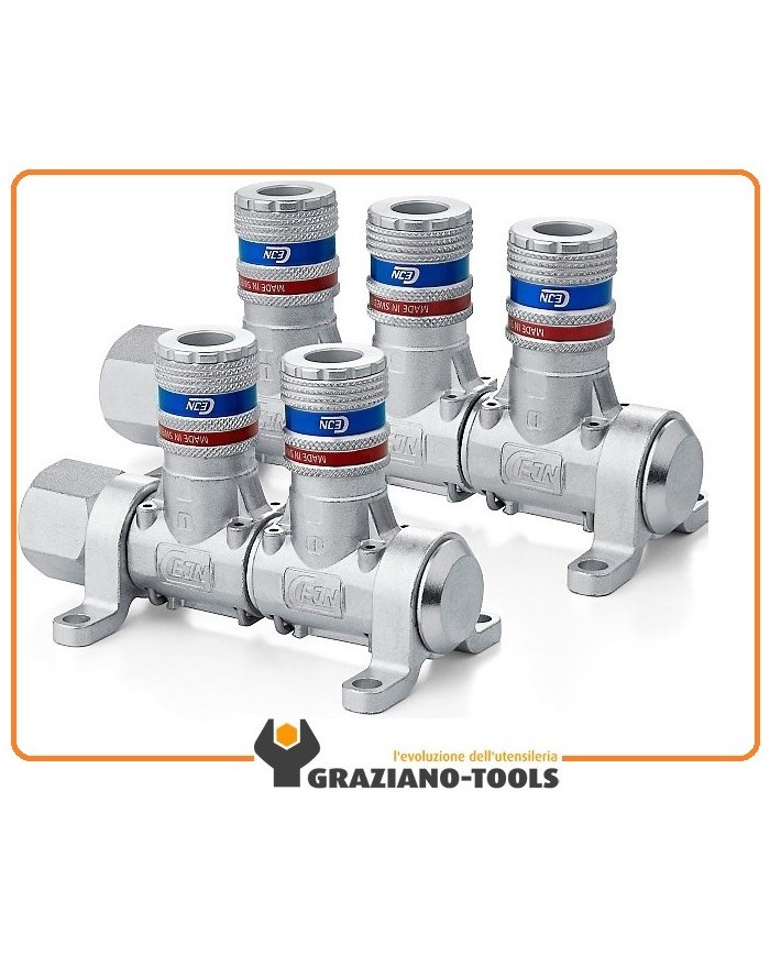 UNITA' DI PROLUNGA 1/2" BSP A 3 VIE SERIE 320 ESAFE CEJN