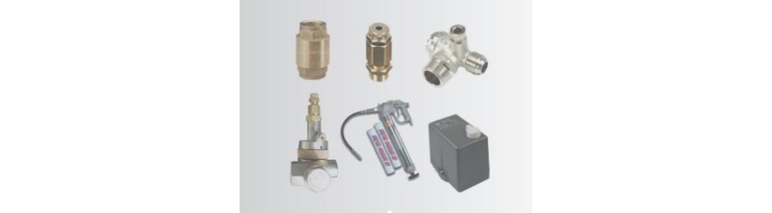 Componenti per compressori - pressostati, valvole di sicurezza e valvole di ritegno